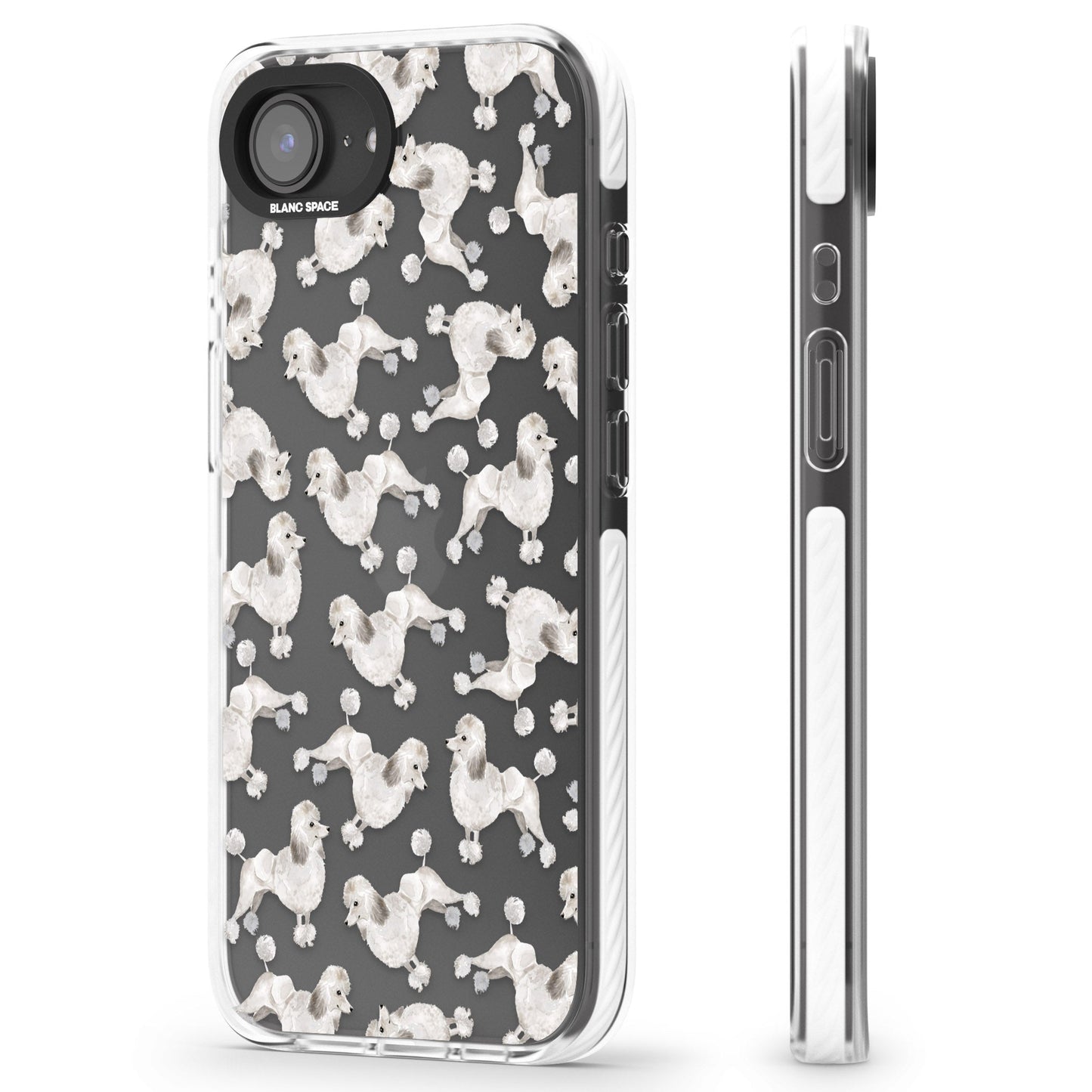 Pudel-Aquarellmuster