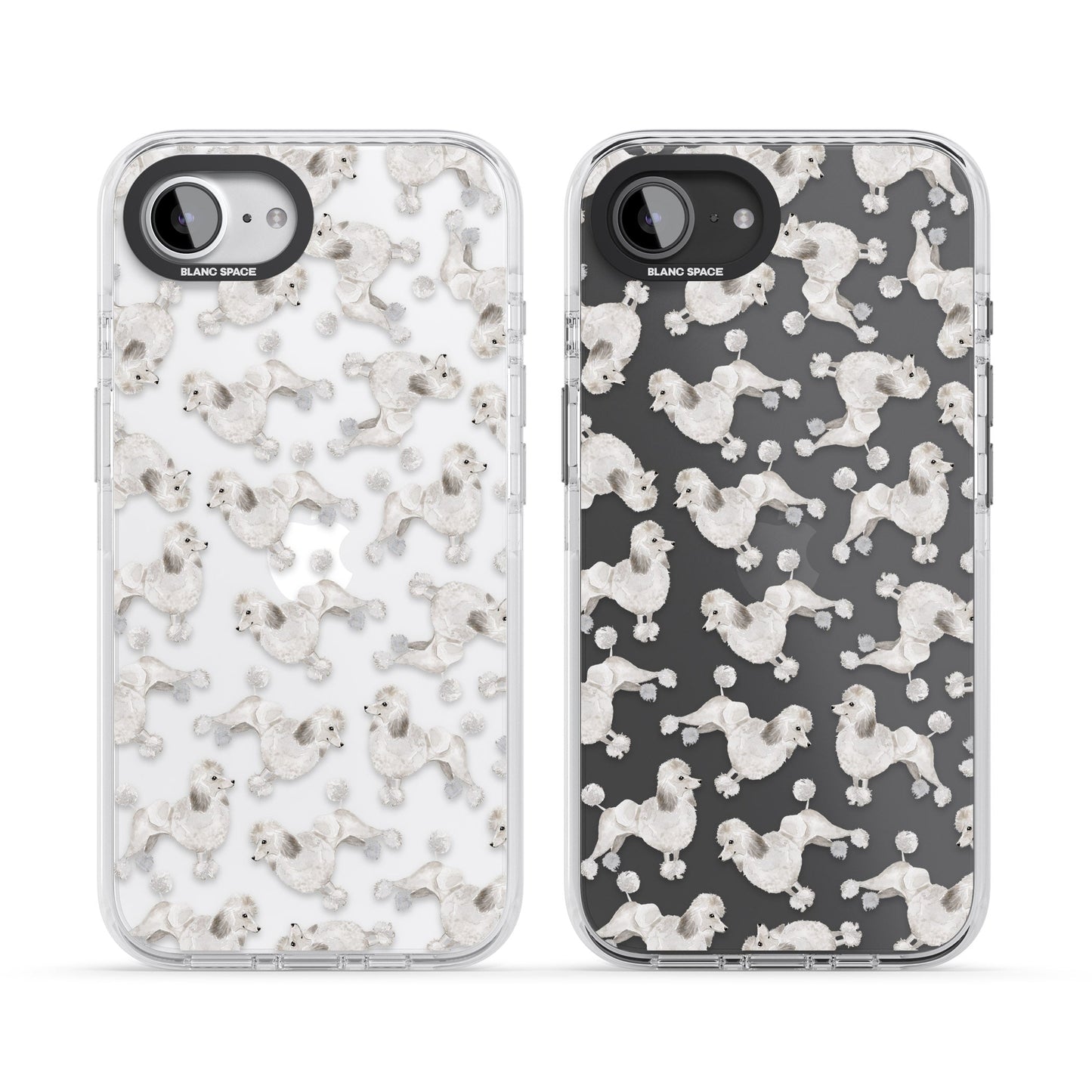 Pudel-Aquarellmuster