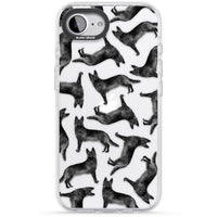 German Shepherd Pattern Black