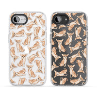 Chihuahua Watercolour Dog Pattern