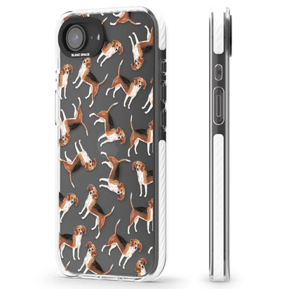 Beagle Watercolor Pattern