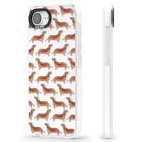 Dachshund Watercolor Dog Pattern