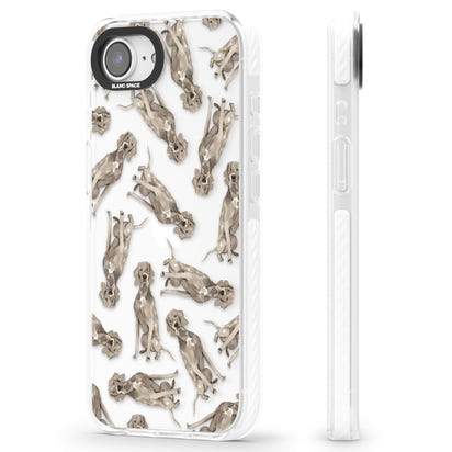 Weimaraner Watercolor Dog