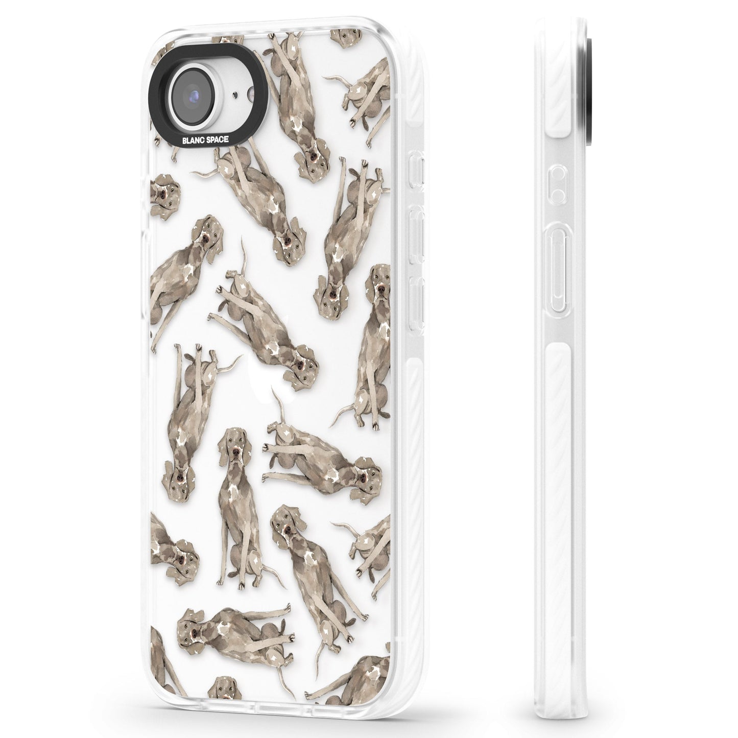 Weimaraner Watercolor Dog