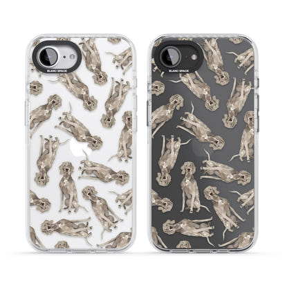 Weimaraner Watercolor Dog