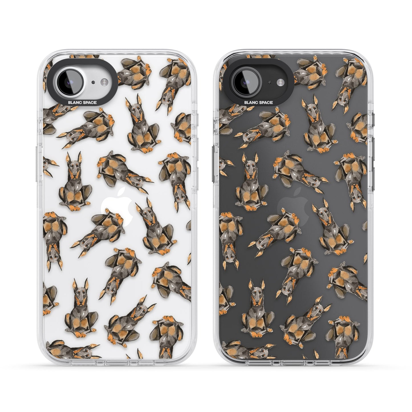 Doberman Watercolor Dog