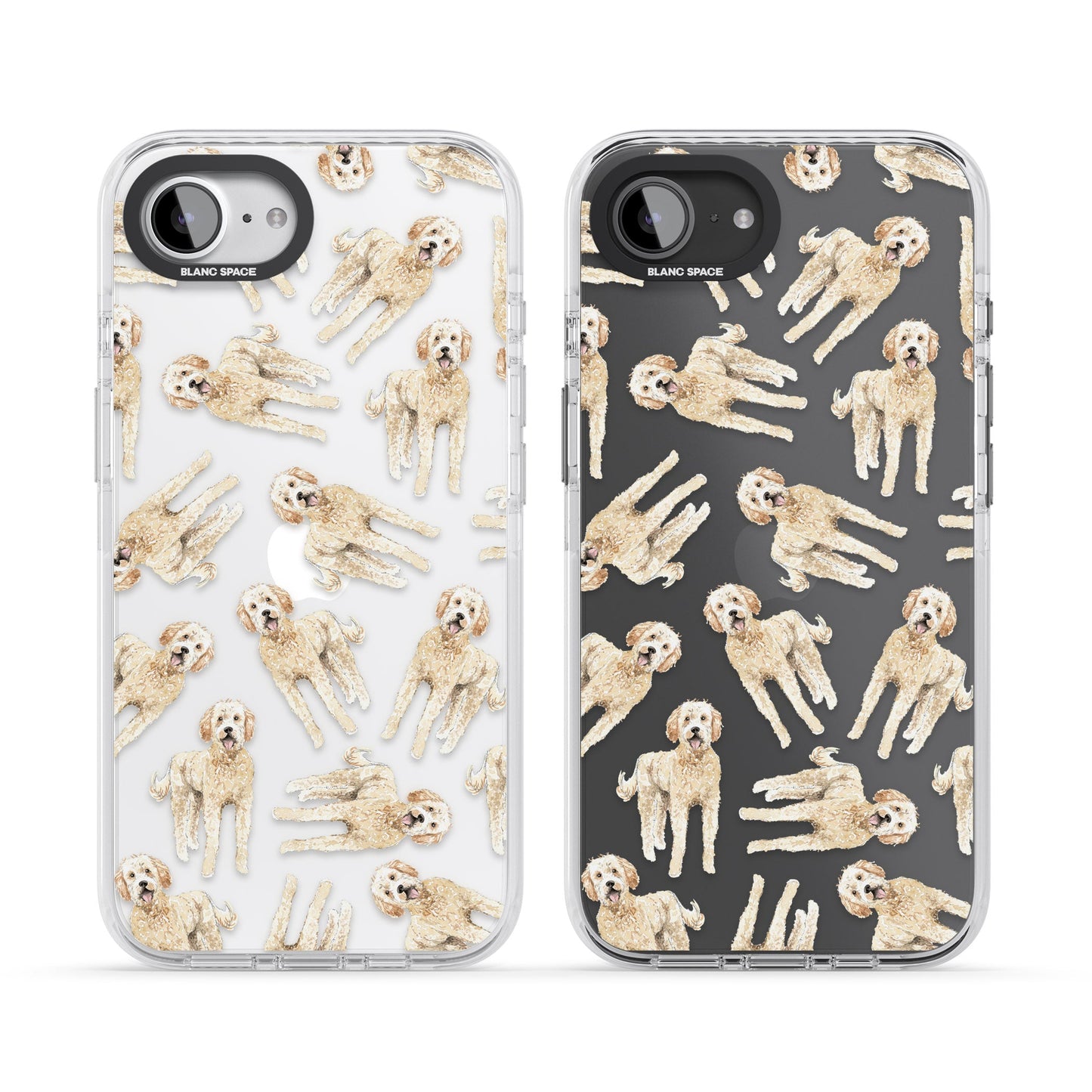Goldendoodle Watercolour Dog Pattern