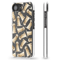 Motif aquarelle de Golden Retriever