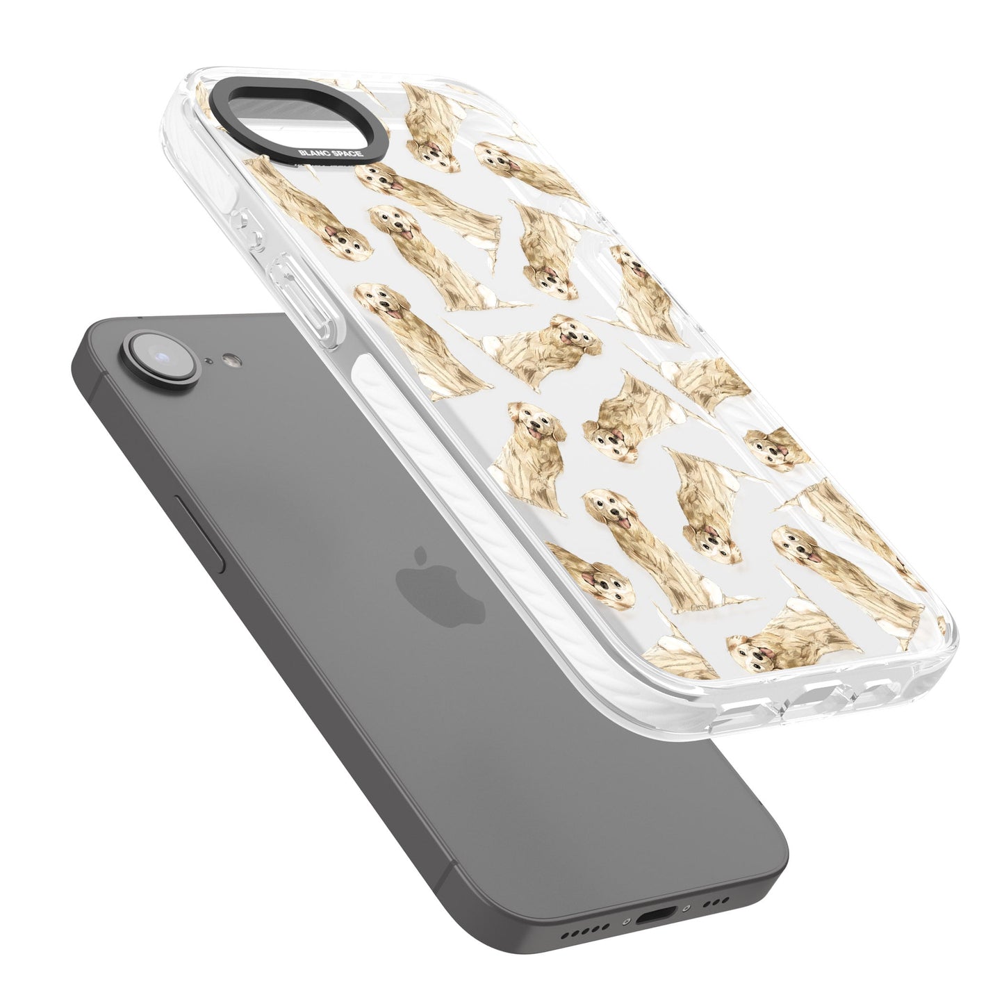 Motif aquarelle de Golden Retriever