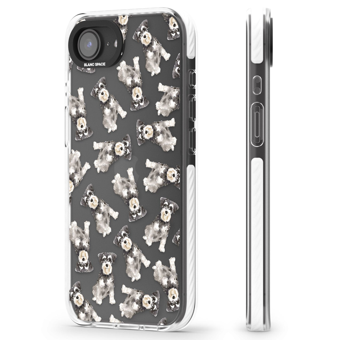 Aquarellzeichnung eines Zwergschnauzers