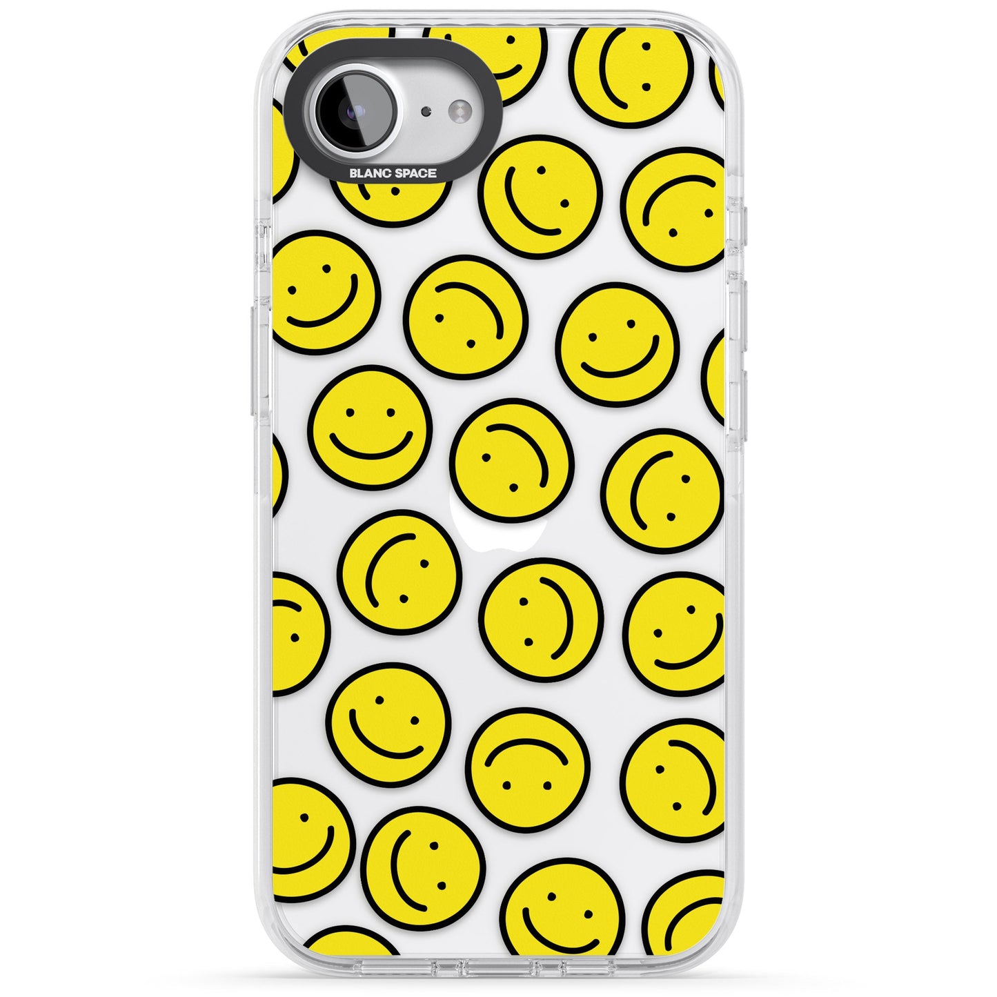 Motif de visage souriant