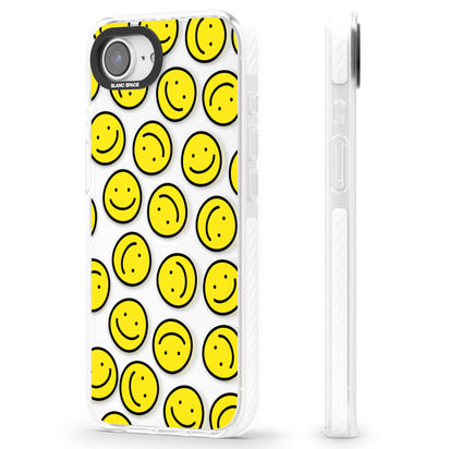 Motif de visage souriant