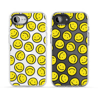 Motif de visage souriant