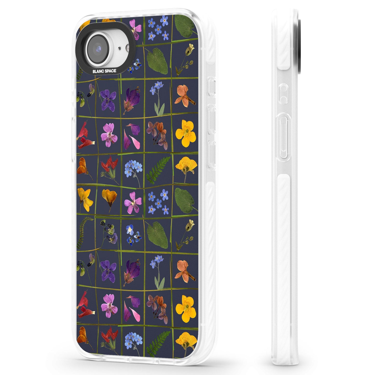 Grille de fleurs sauvages