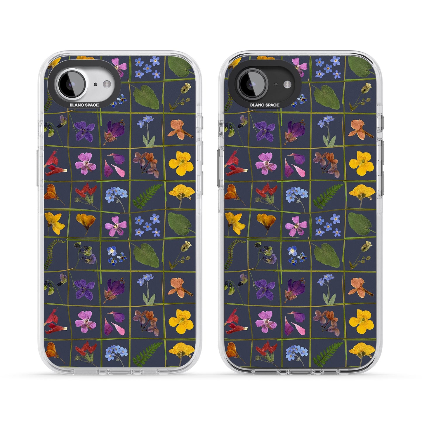 Grille de fleurs sauvages