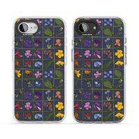 Grille de fleurs sauvages