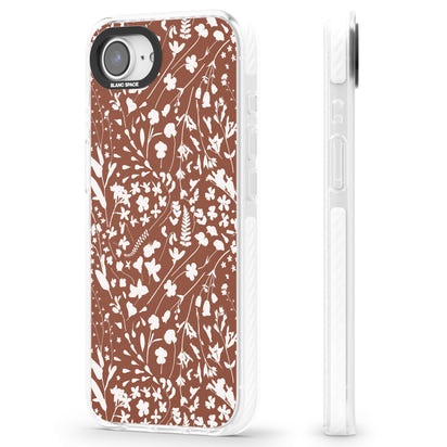 Bouquet de fleurs sauvages sur terre cuite