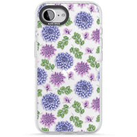 Purple Dahlias Floral