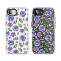 Purple Dahlias Floral