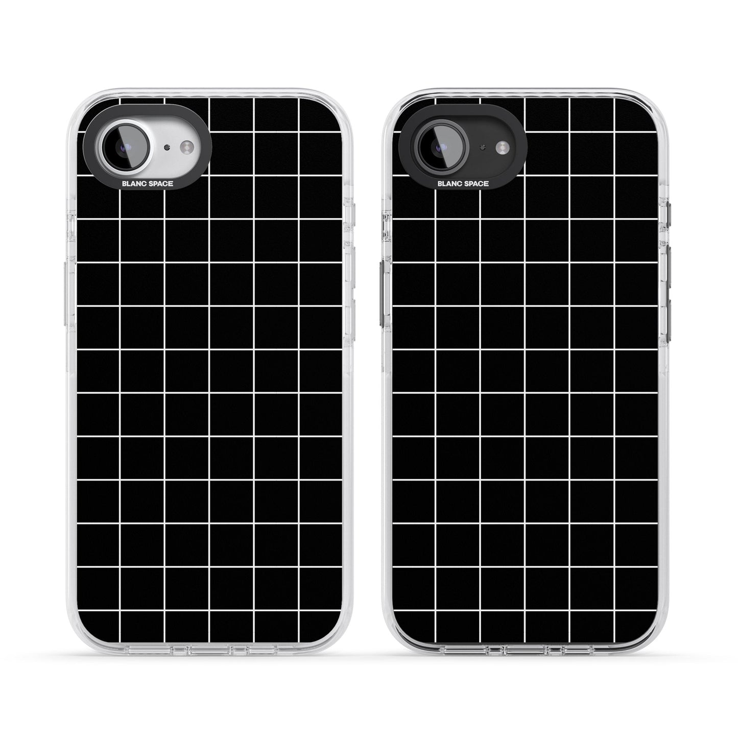 Minimalist Grid Pattern Black