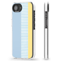 Abstract Grid Blue & Yellow