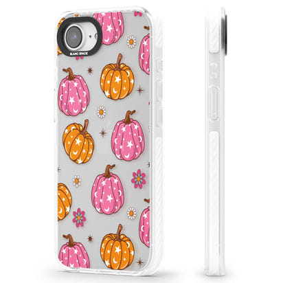 Motif de citrouilles Fleurs et Étoiles