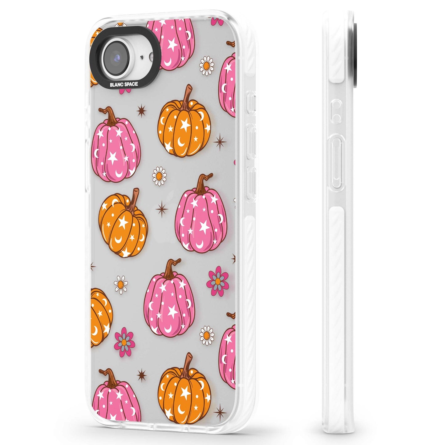 Motif de citrouilles Fleurs et Étoiles