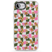 Wavy Butterfly Checked Pattern