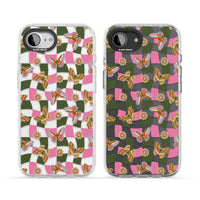 Wavy Butterfly Checked Pattern