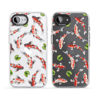 Aquarelle de poissons koi