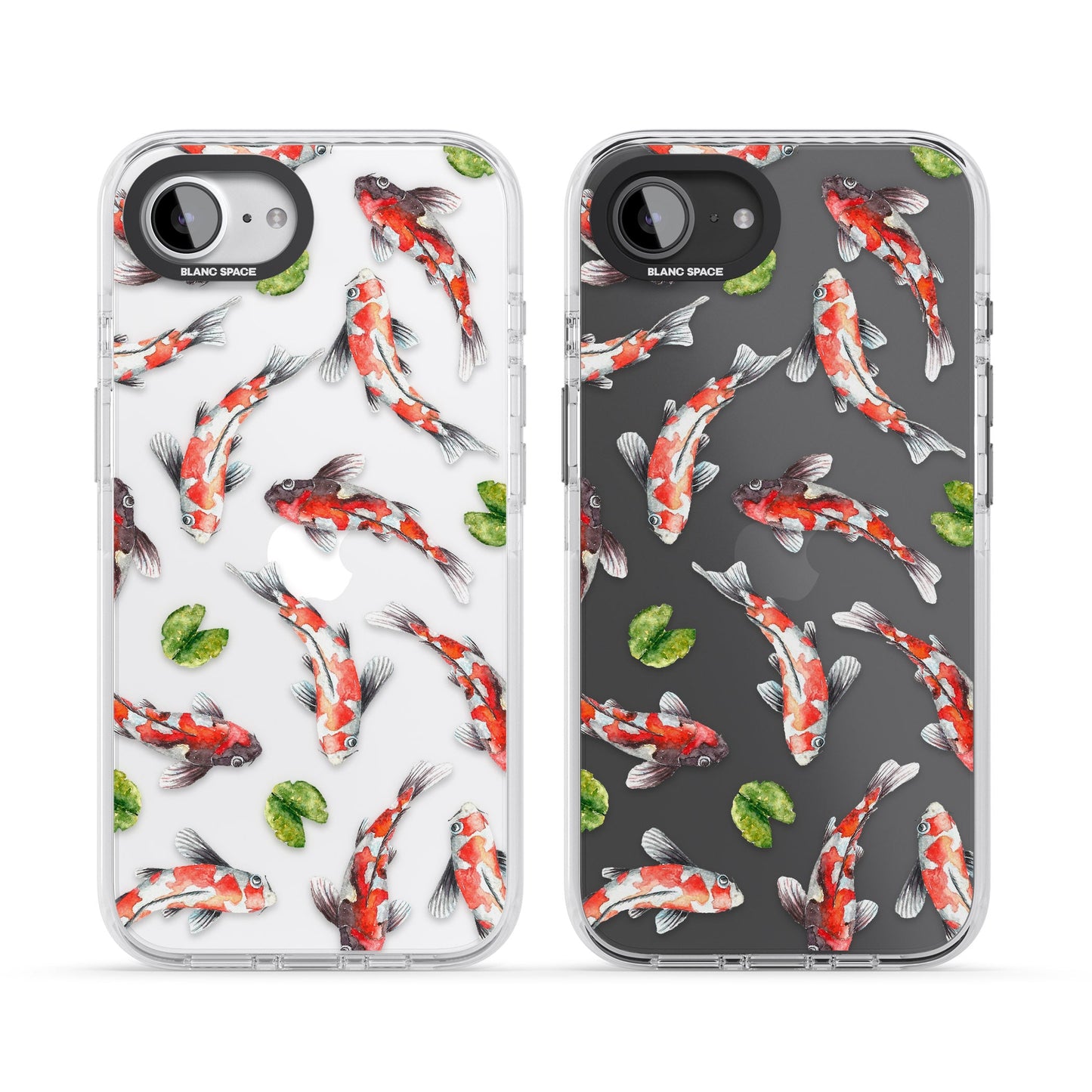 Aquarelle de poissons koi