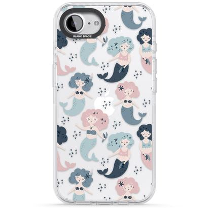 Pastellfarbene Meerjungfrauen