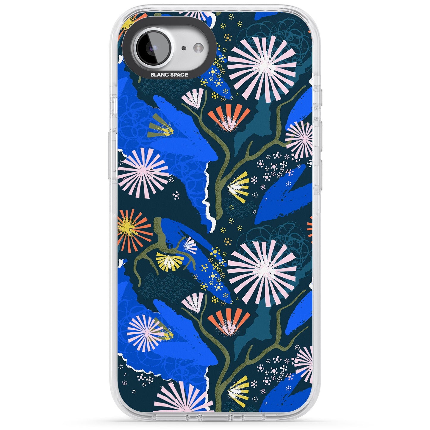 Dark Botanicals Abstract Pattern