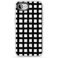 Messy Black Grid Clear