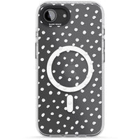 Messy White Dot Pattern