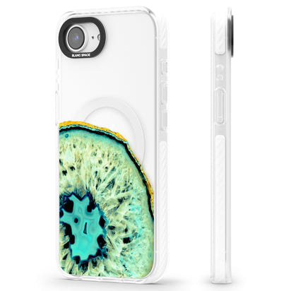 Géode turquoise en cristal