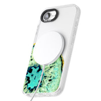 Géode turquoise en cristal