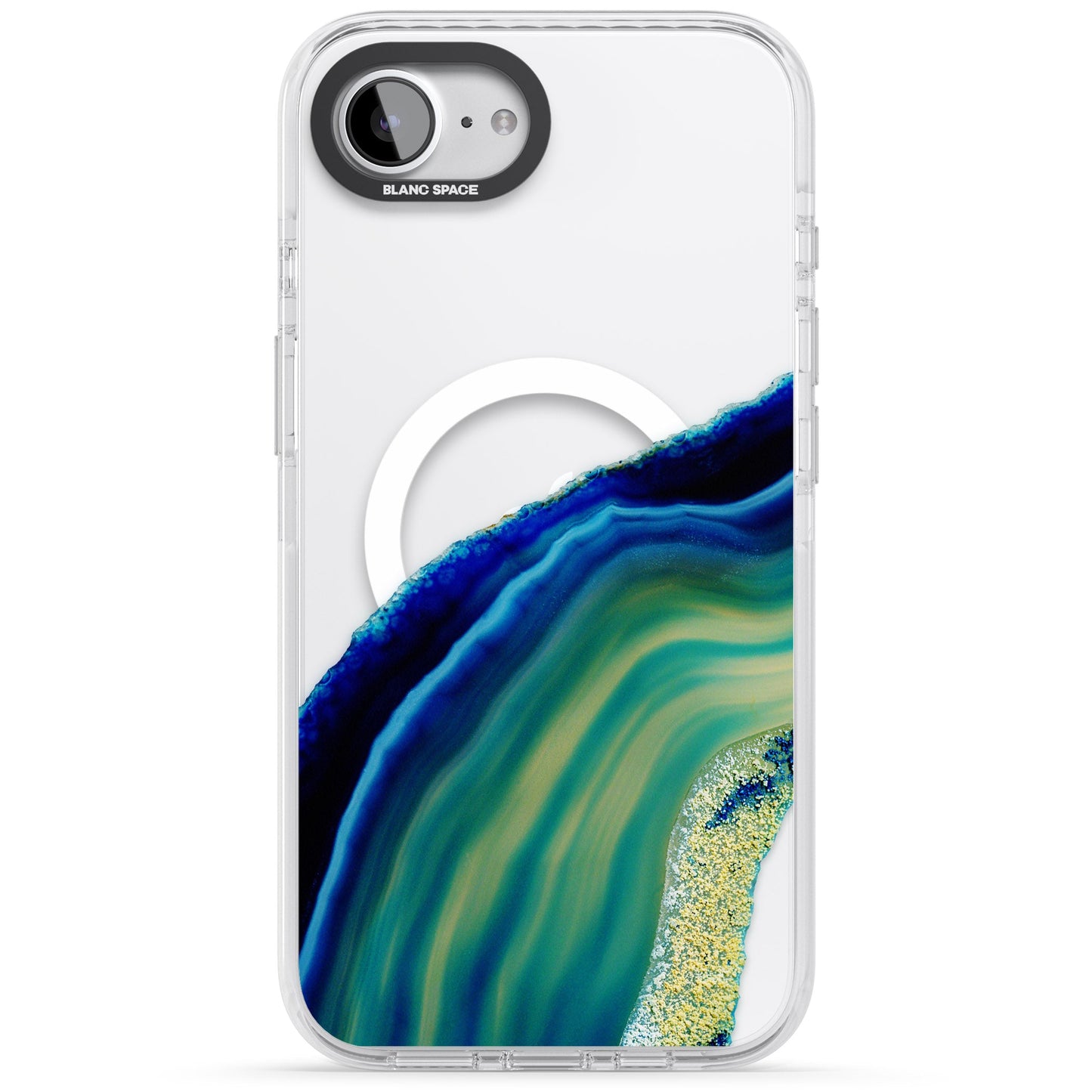 Grüne und blaue Smaragd-Geode