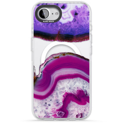 Tranche de cristal d'améthyste