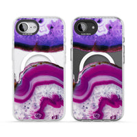 Tranche de cristal d'améthyste