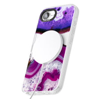 Tranche de cristal d'améthyste