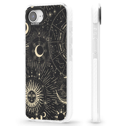 Soleil cosmique et symboles du zodiaque