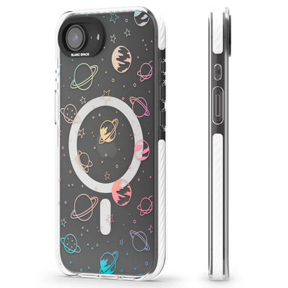 Pastellfarbenes Weltraumuniversum