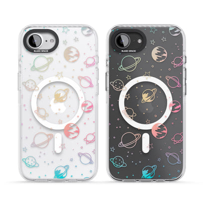 Pastellfarbenes Weltraumuniversum