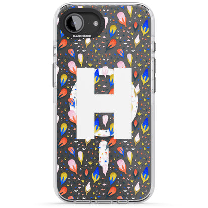 Personalised Abstract Floral Initial