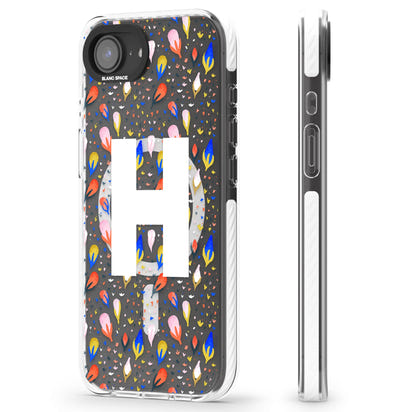 Personalised Abstract Floral Initial