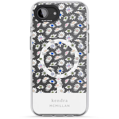 Personalised Grey & White Daisies