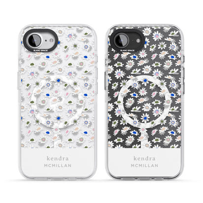 Personalised Grey & White Daisies