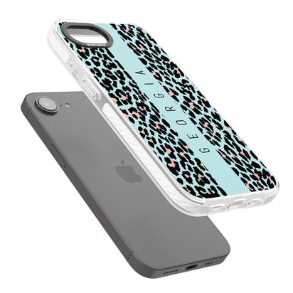 Léopard bleu personnalisé