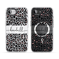 Personalised Cursive Leopard Spots